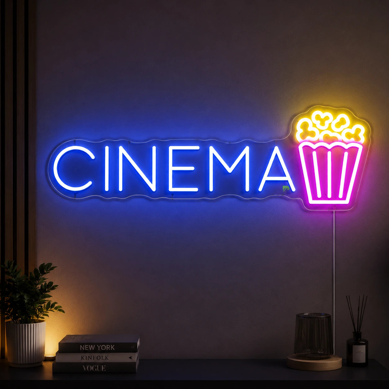 Cinema Snack Cup Neon Sign LED Neon Sign high-converting product image