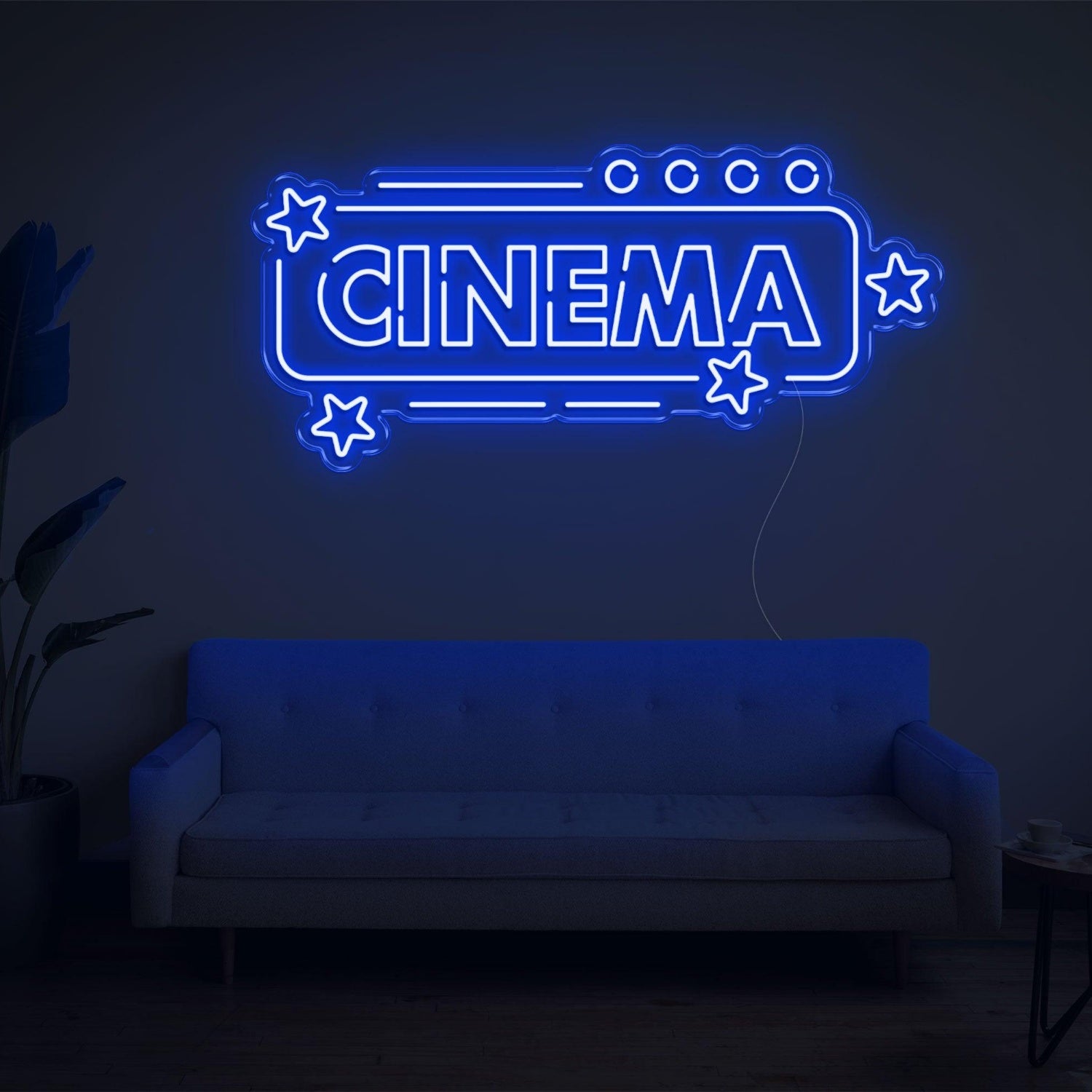 Cinema Star Pink Led Neon Sign For Home Theater Wall Art | Shineneon