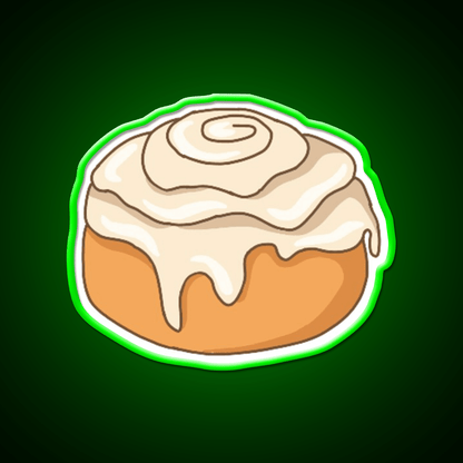 Cinnamon Roll Snack Food Led Neon Sign For Snack Room Rgb Color - Shineneon