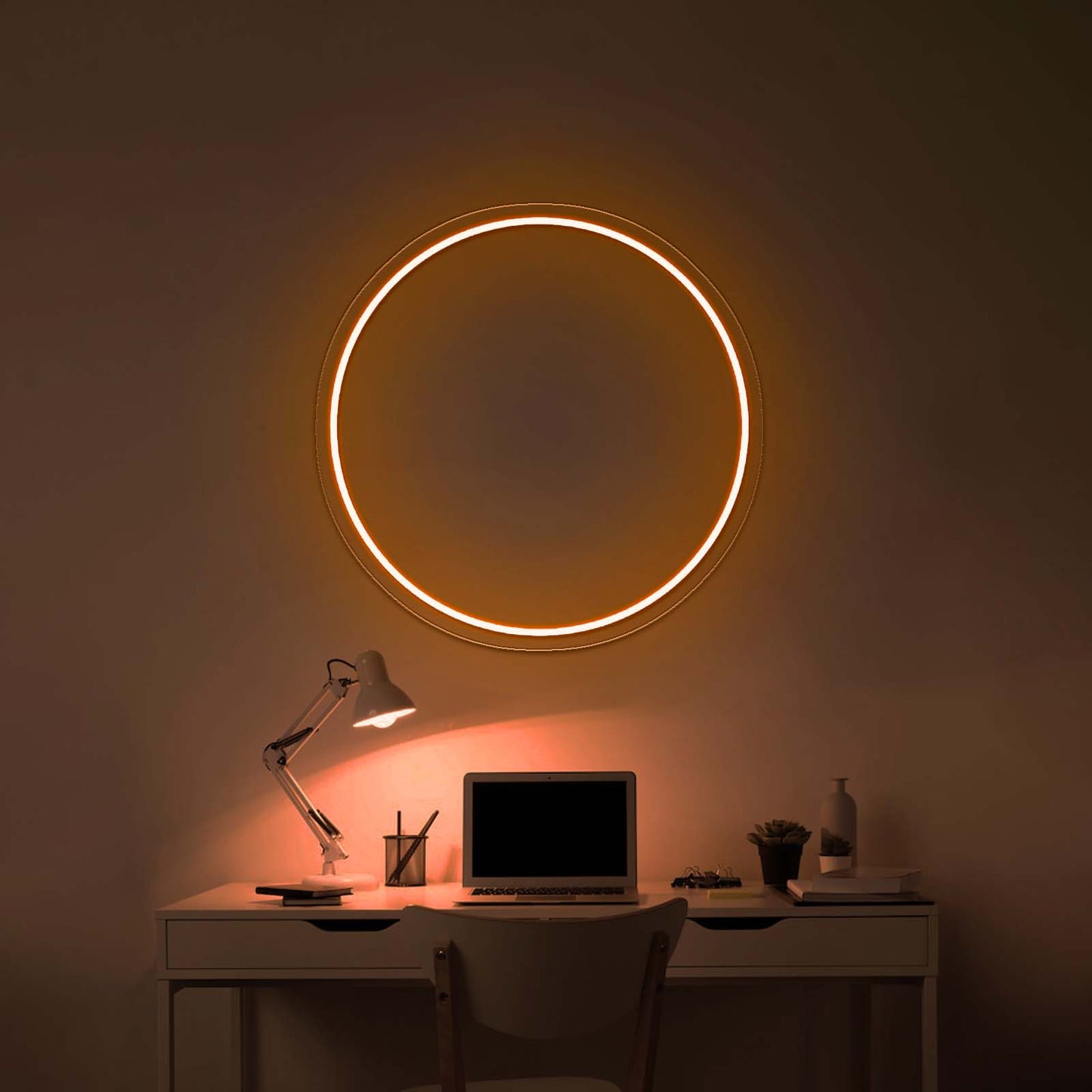 Circle 01 Led Neon Sign For Home