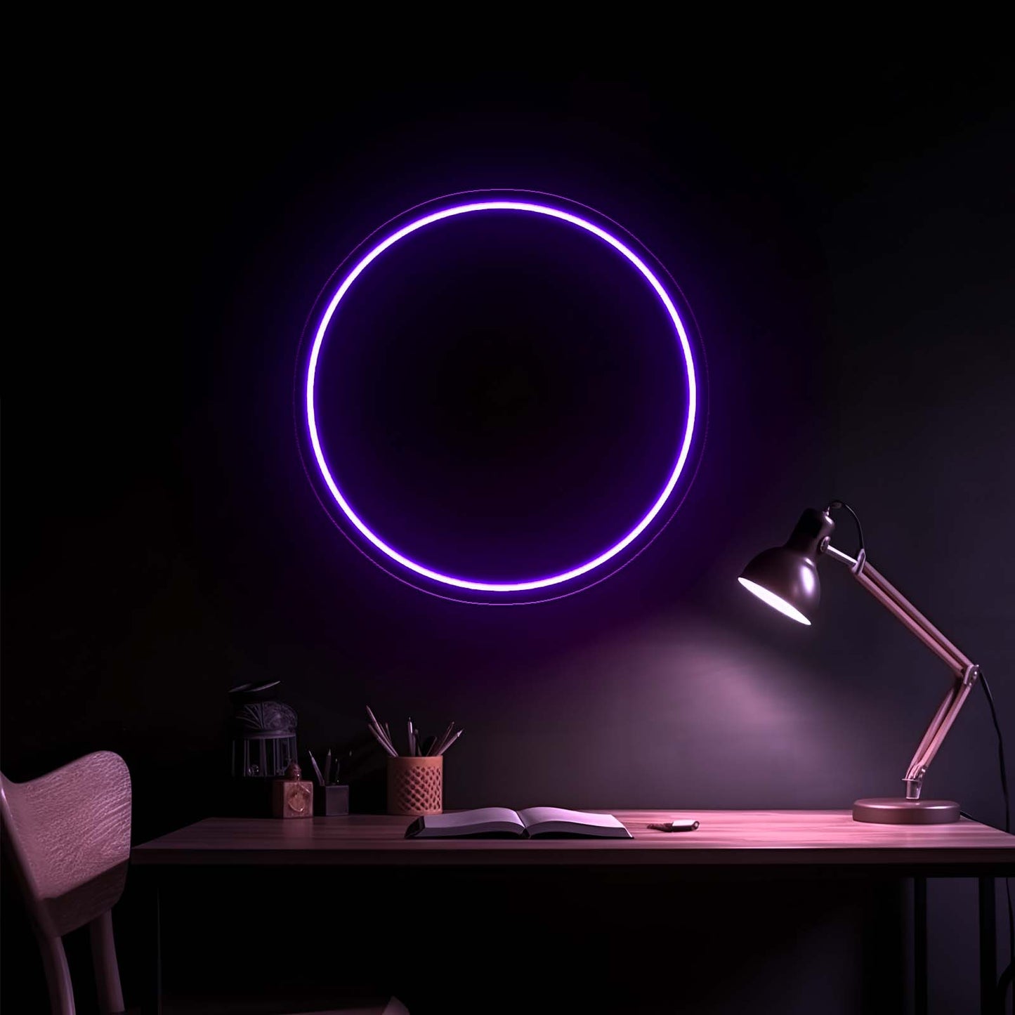 Circle 01 Led Neon Sign For Home