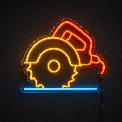 Circular Saw Workshop Neon Sign LED Neon Sign main product image