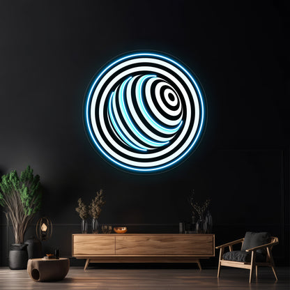 Circular Wall Artwork Neon Signs