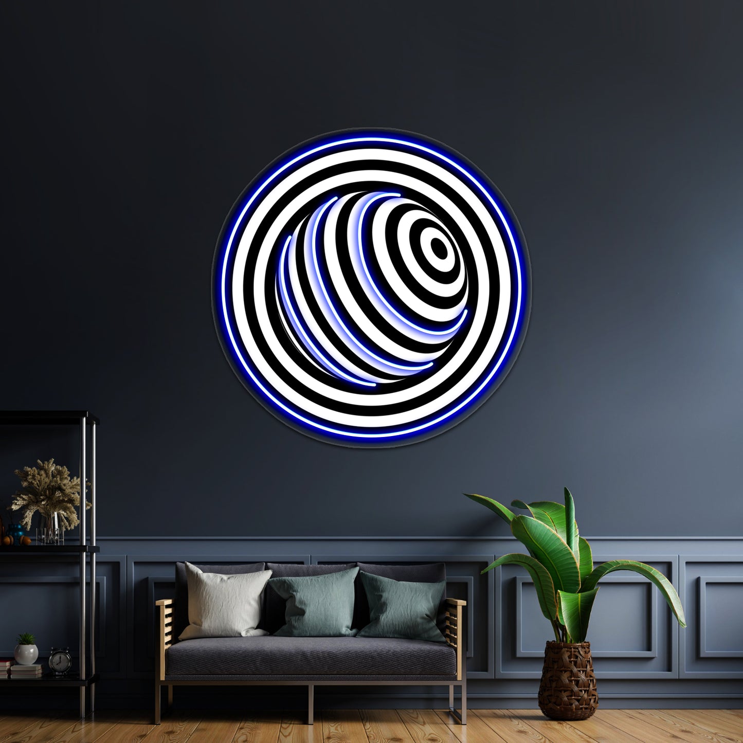 Circular Wall Artwork Neon Signs