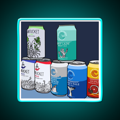 Cisco Brewers Cans Beer Bar Decor Led Neon Sign Rgb Color