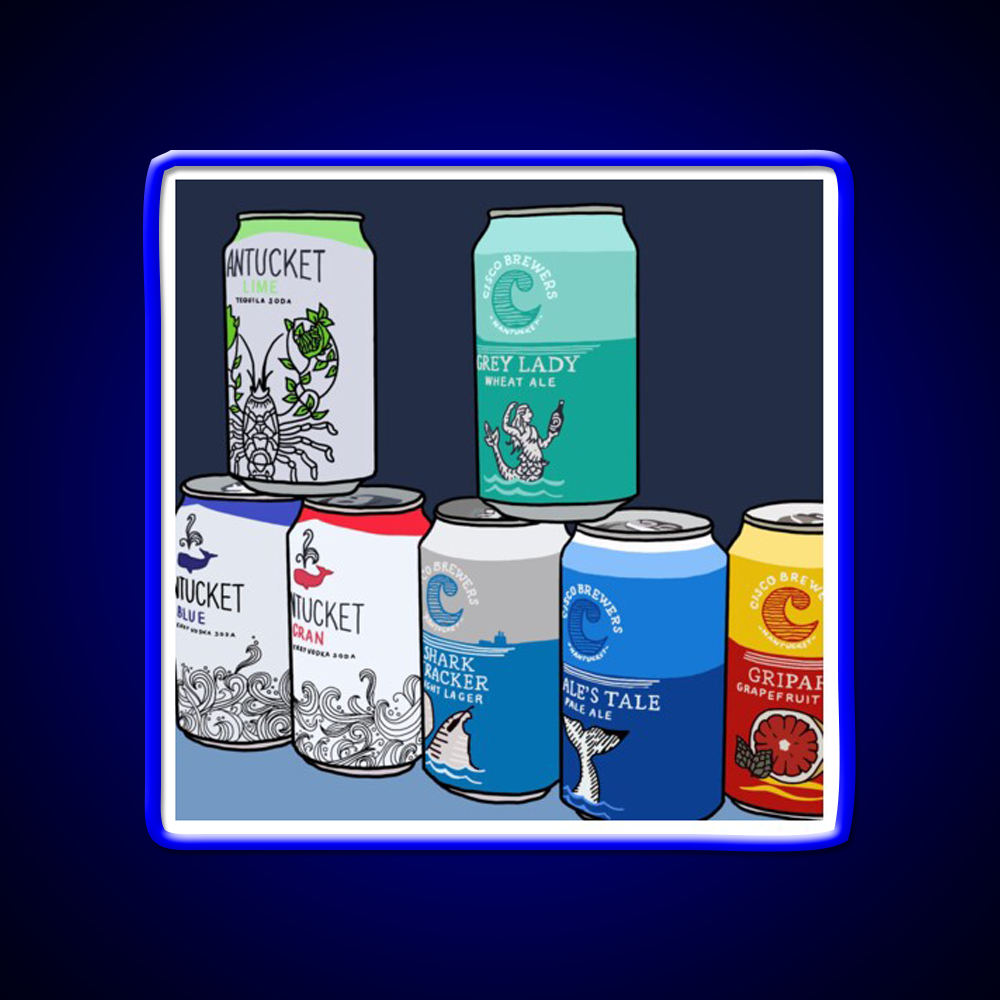Cisco Brewers Cans Beer Bar Decor Led Neon Sign Rgb Color - LED neon sign view 5
