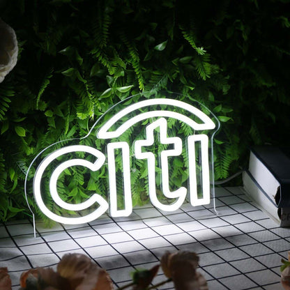Citi White Custom Led Neon Sign - Shineneon