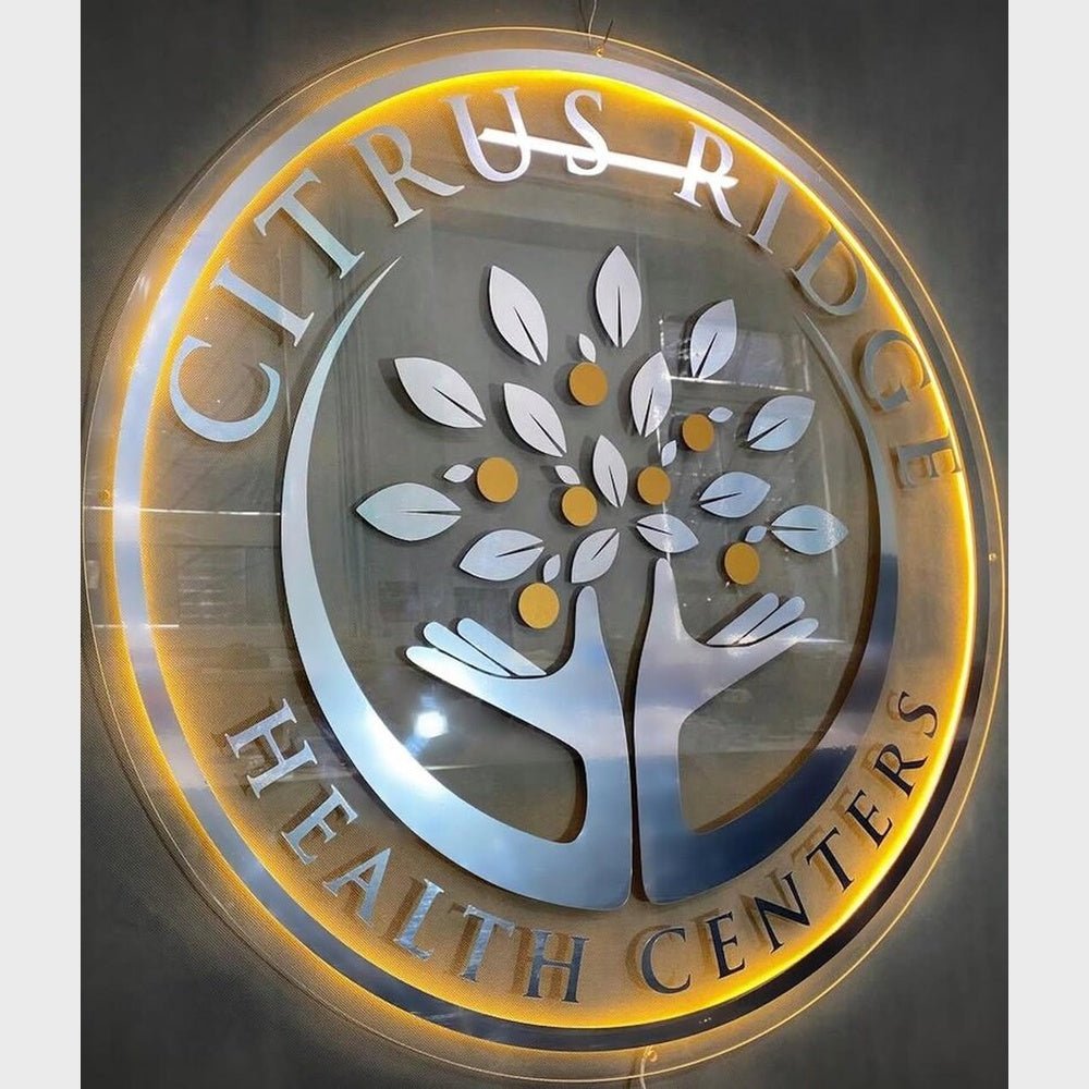 Citrus Ridge Health Centers Acrylic Business Logo Sign - Shineneon