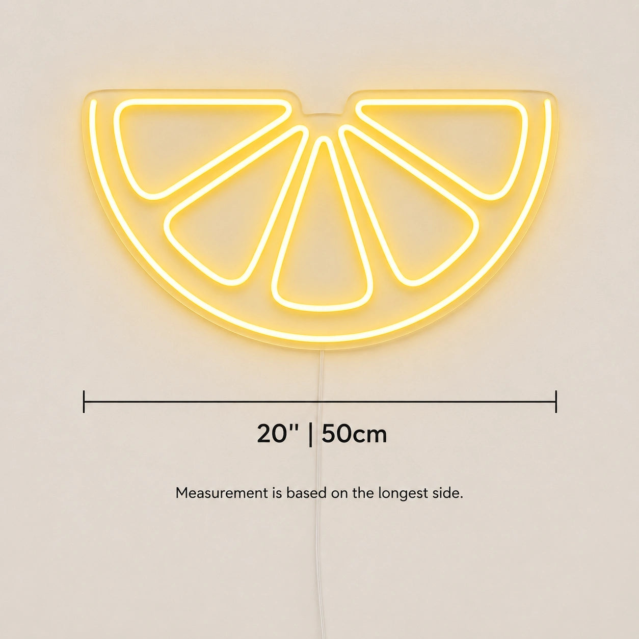 Citrus Slice Neon Sign LED Neon Sign size image