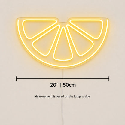 Citrus Slice Neon Sign LED Neon Sign size image