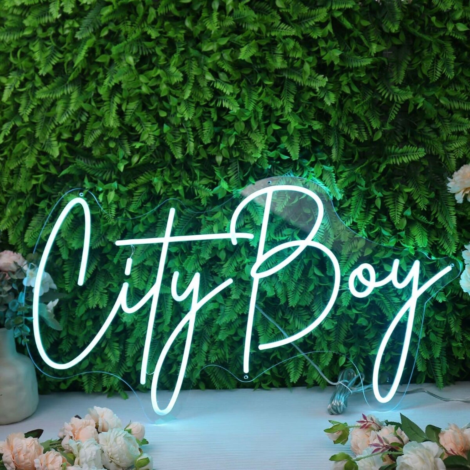 City Boy Blue Led Neon Sign - Shineneon