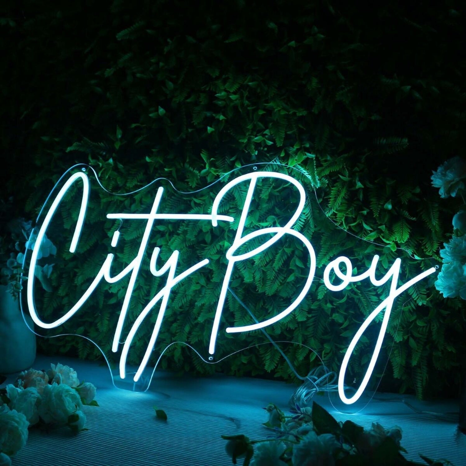 City Boy Blue Led Neon Sign - Shineneon