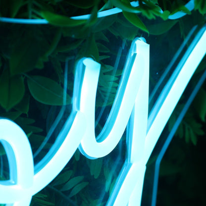 City Boy Blue Led Neon Sign - Shineneon