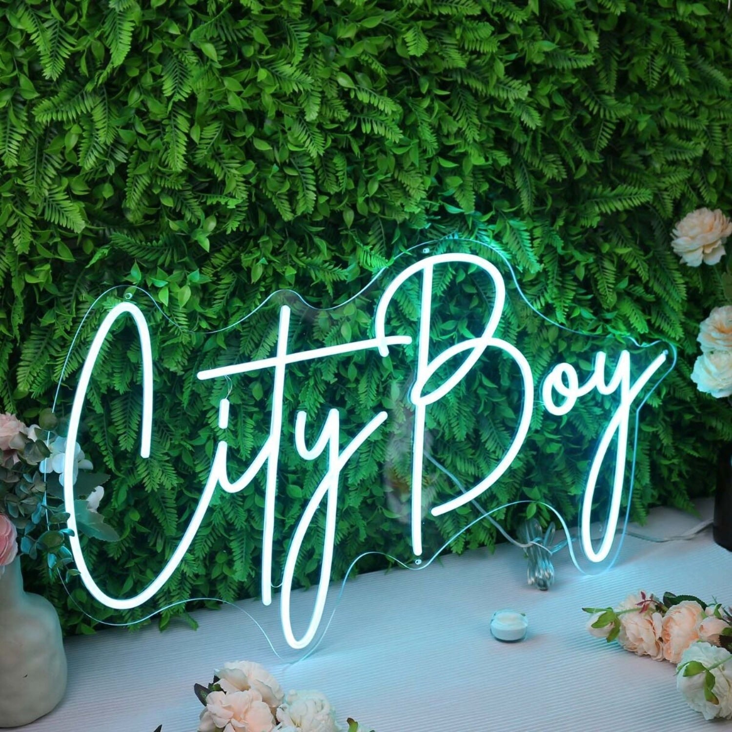 City Boy Blue Led Neon Sign - Shineneon