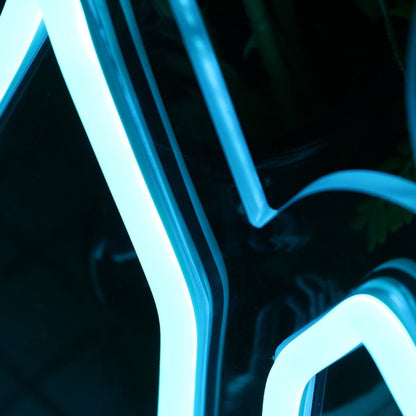 City Skyline Blue Led Neon Sign - Shineneon