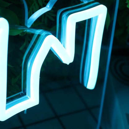 City Skyline Blue Led Neon Sign - Shineneon