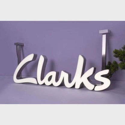 Clarks 3D Frontlit Channel Letters Led Light Sign - Shineneon