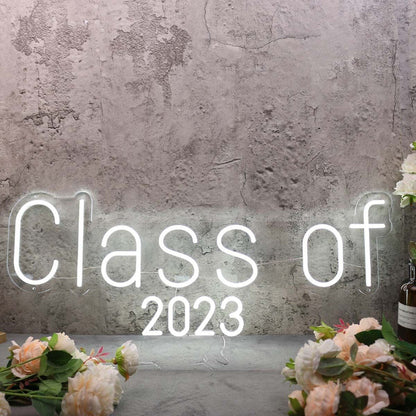 Class Of 2023 White Led Neon Sign - Shineneon