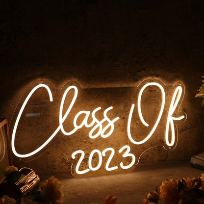 Class Of 2023 Yellow Led Neon Sign - Shineneon