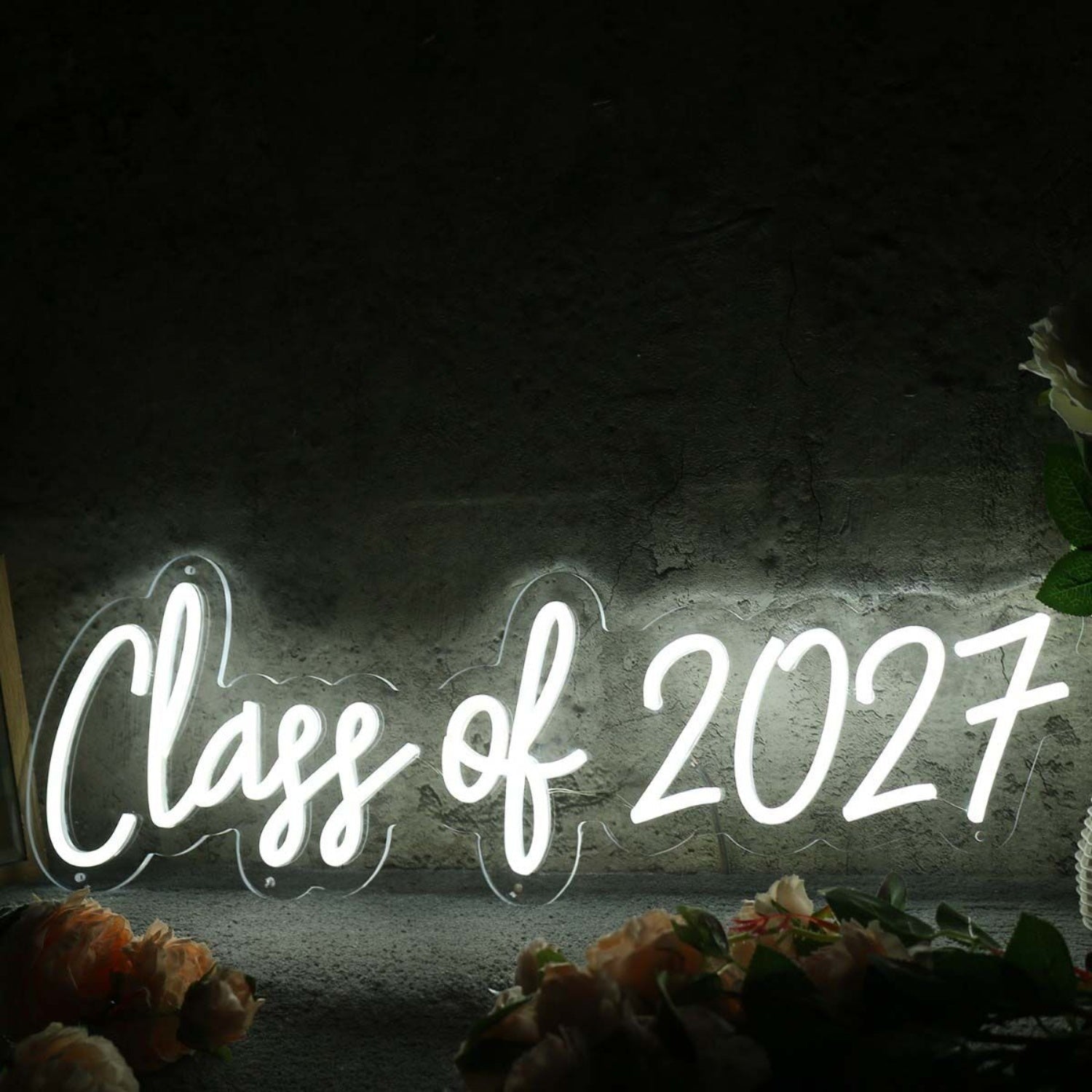 Class Of 2027 White Led Neon Sign - Shineneon