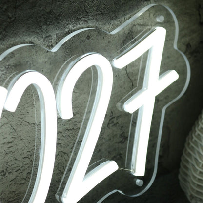 Class Of 2027 White Led Neon Sign - Shineneon