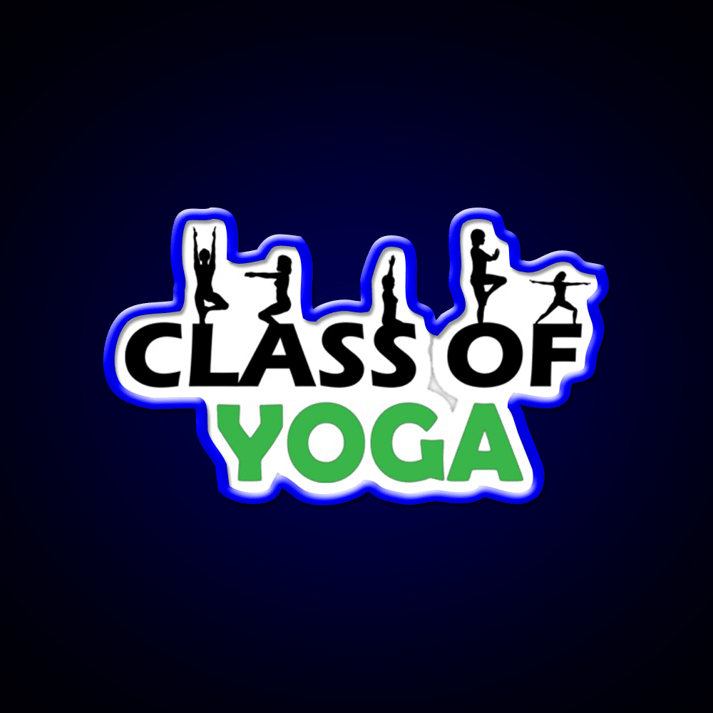 Class Of Yoga Lover Yoga Led Neon Sign For Wellness Space Rgb Color - Shineneon