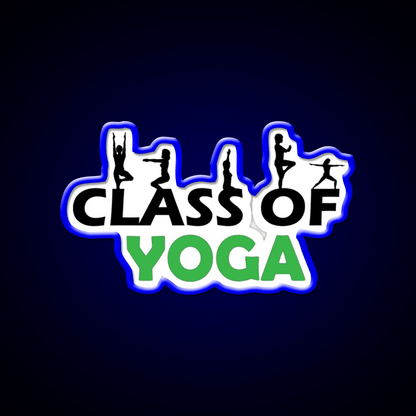 Class Of Yoga Lover Yoga Led Neon Sign For Wellness Space Rgb Color - Shineneon