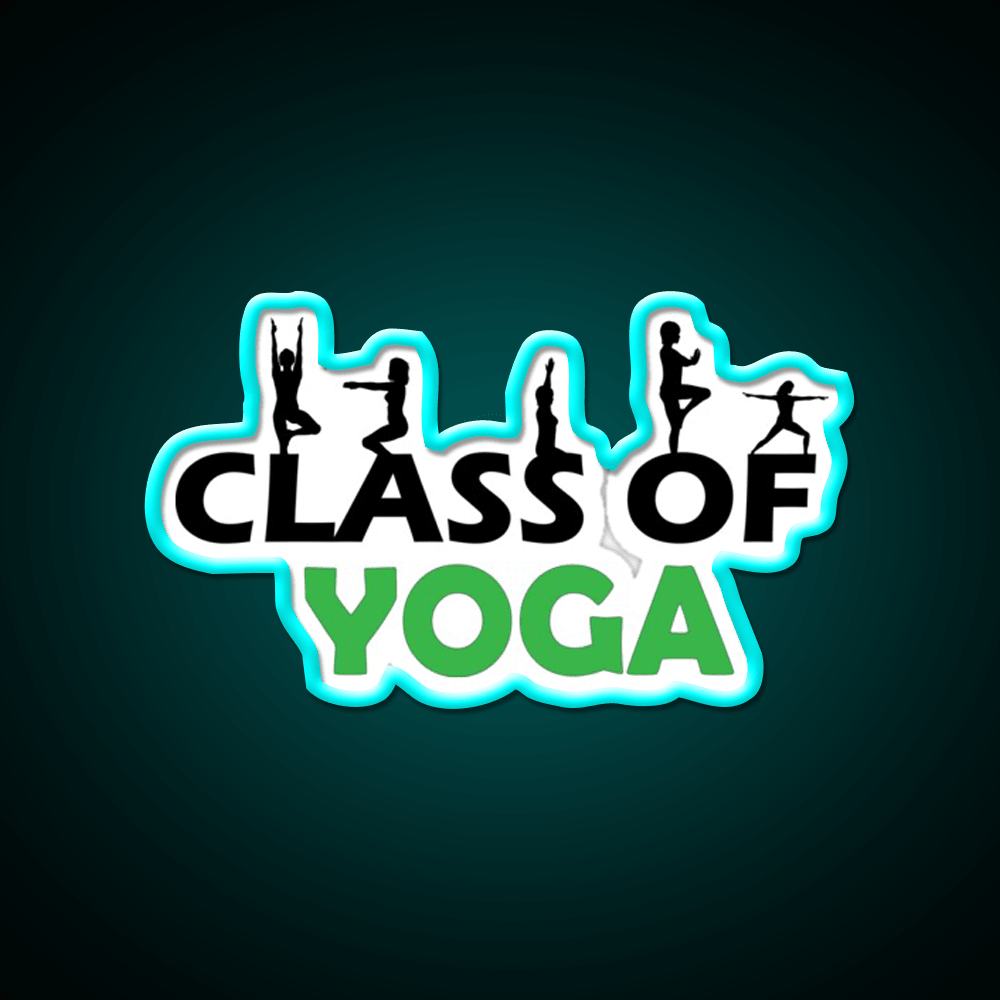 Class Of Yoga Lover Yoga Led Neon Sign For Wellness Space Rgb Color - Shineneon