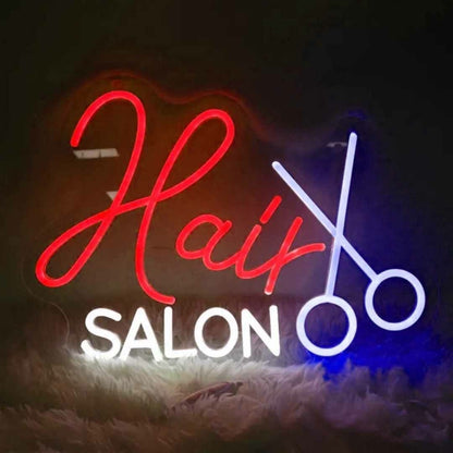 Classic Barbershop Scissors Neon Sign | Shineneon