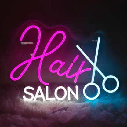 Classic Barbershop Scissors Neon Sign | Shineneon