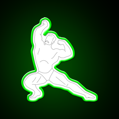 Classic Bodybuilding Chris Bumstead Gym Fitness Led Neon Sign Rgb Color