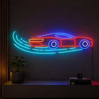 Classic Car Motion Neon Sign LED Neon Sign high-converting product image