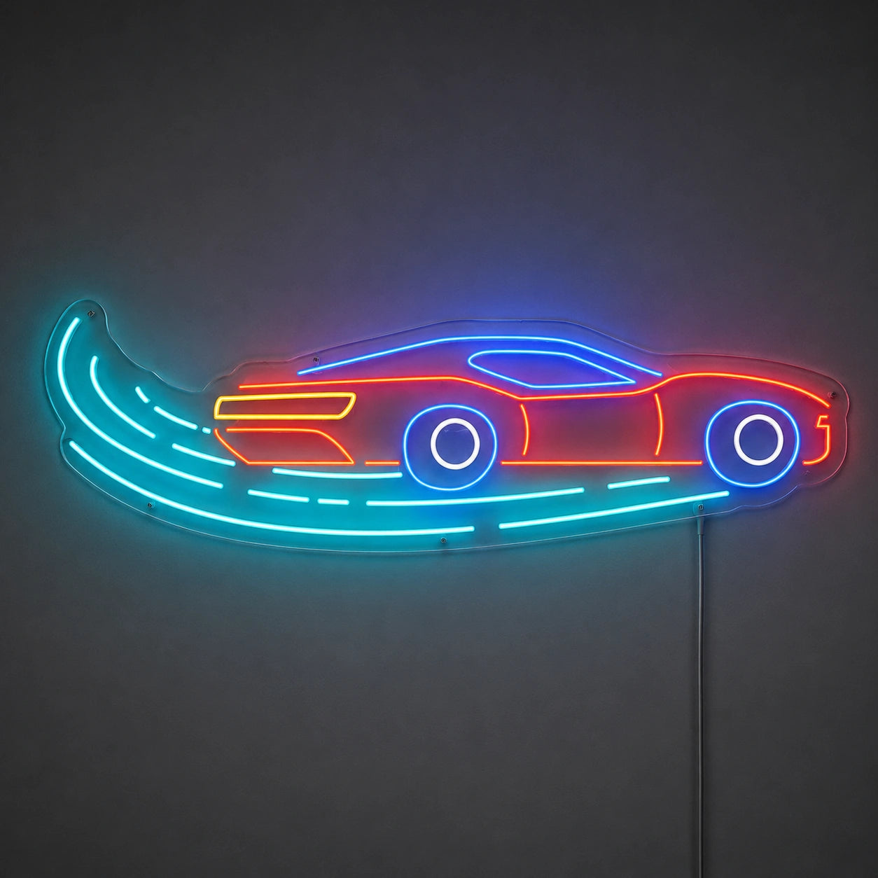 Classic Car Motion Neon Sign LED Neon Sign main product image