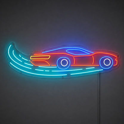 Classic Car Motion Neon Sign LED Neon Sign main product image