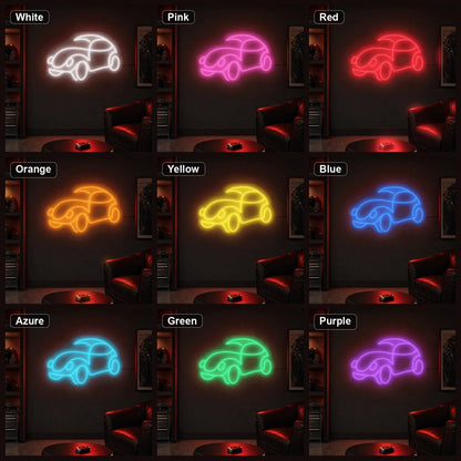 Classic Car Outline LED Neon Sign - Shineneon