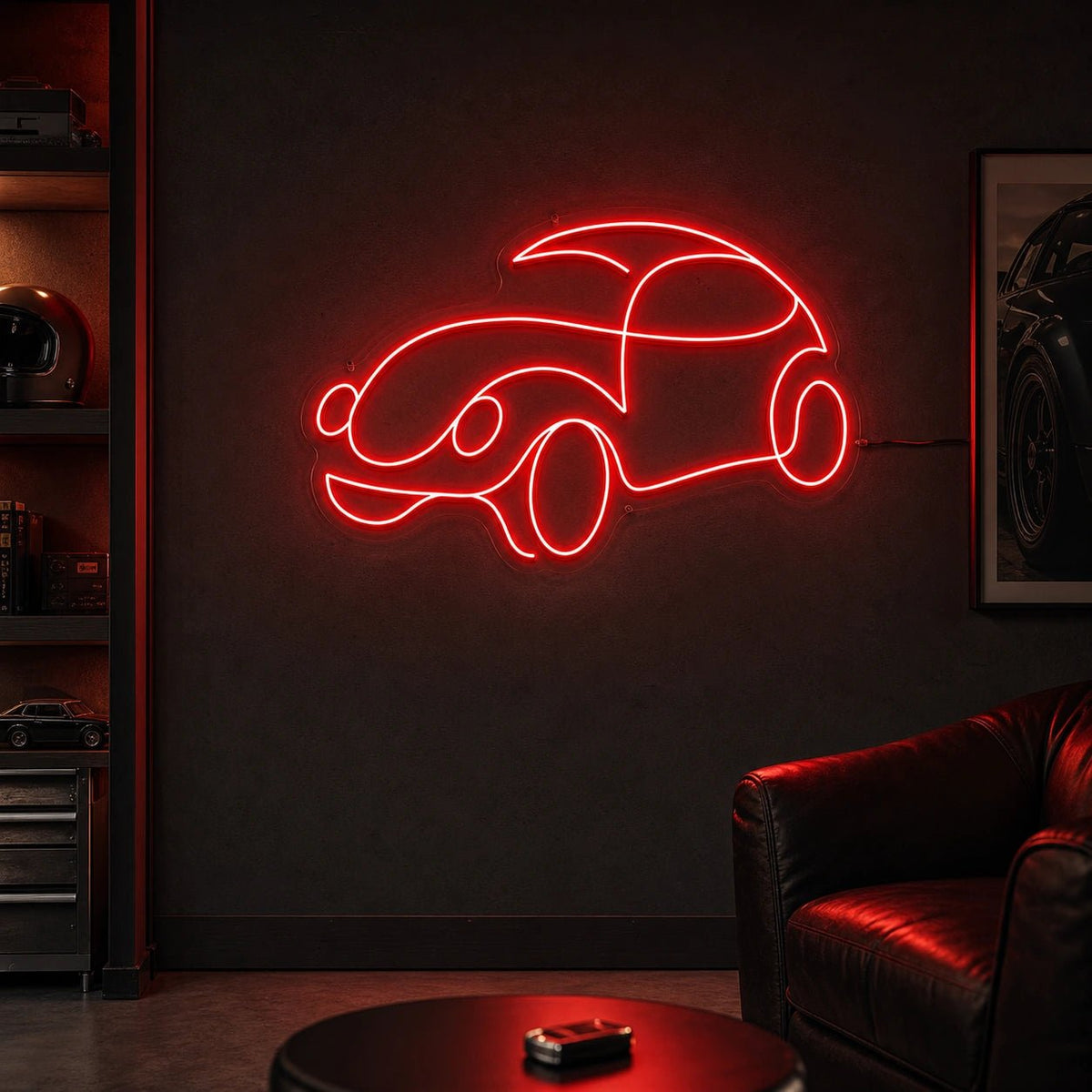 Classic Car Outline LED Neon Sign - Shineneon
