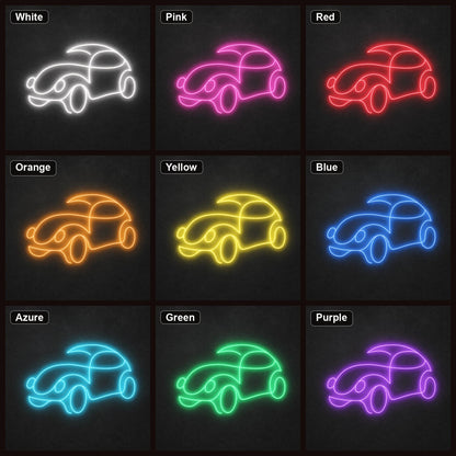 Classic Car Outline LED Neon Sign Garage Neon Sign - Shineneon