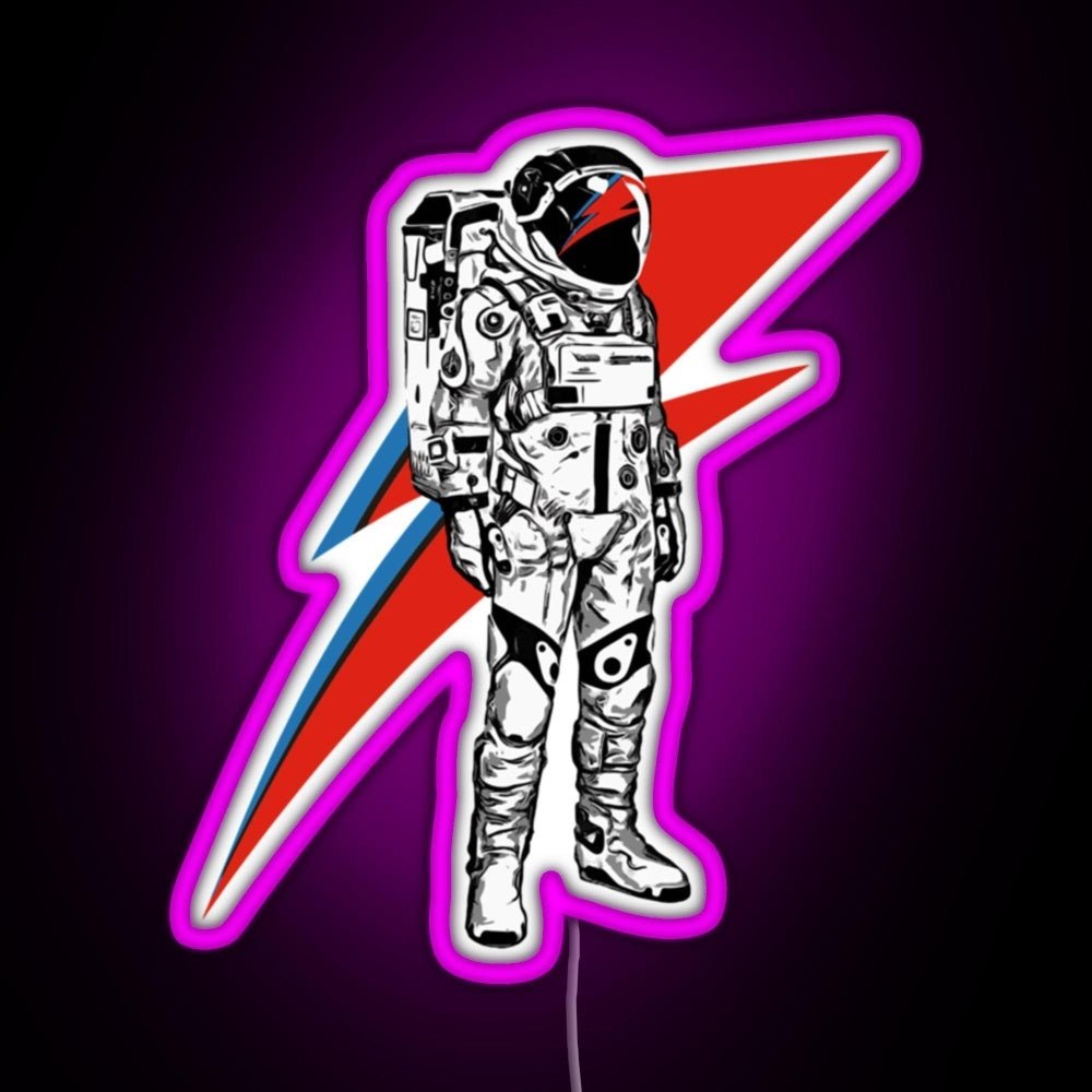 Classic David Theres A Atarman Gift Rgb Led Neon Sign Pop Wall Art - Shineneon