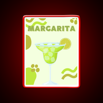 Classic Margarita Aesthetic Cocktail Bar Decor Led Neon Sign Rgb Color - LED neon sign view 10