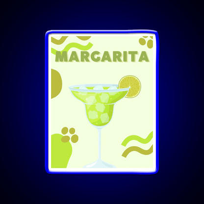 Classic Margarita Aesthetic Cocktail Bar Decor Led Neon Sign Rgb Color - Shineneon