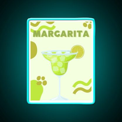 Classic Margarita Aesthetic Cocktail Bar Decor Led Neon Sign Rgb Color - Shineneon