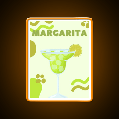 Classic Margarita Aesthetic Cocktail Bar Decor Led Neon Sign Rgb Color - Shineneon