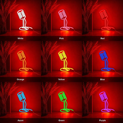 Classic Microphone LED Neon Sign - Shineneon