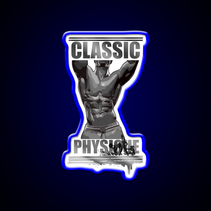 Classic Physique Gym Fitness Led Neon Sign Rgb Color