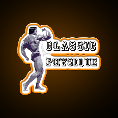 Classic Physique Shirtsbodybuilding Shirts Gym Fitness Led Neon Sign Rgb Color