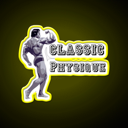 Classic Physique Shirtsbodybuilding Shirts Gym Fitness Led Neon Sign Rgb Color