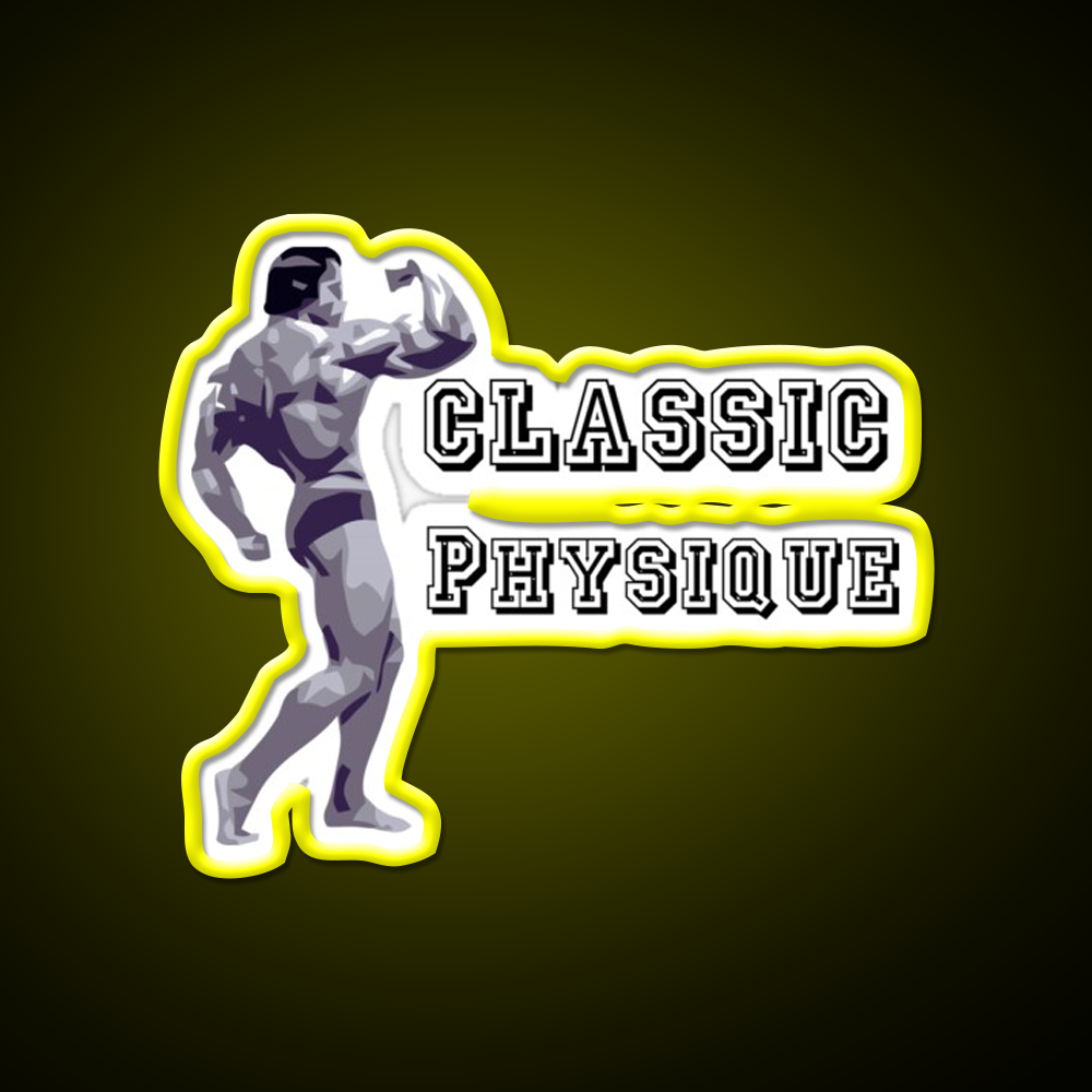 Classic Physique Shirtsbodybuilding Shirts Gym Fitness Led Neon Sign Rgb Color