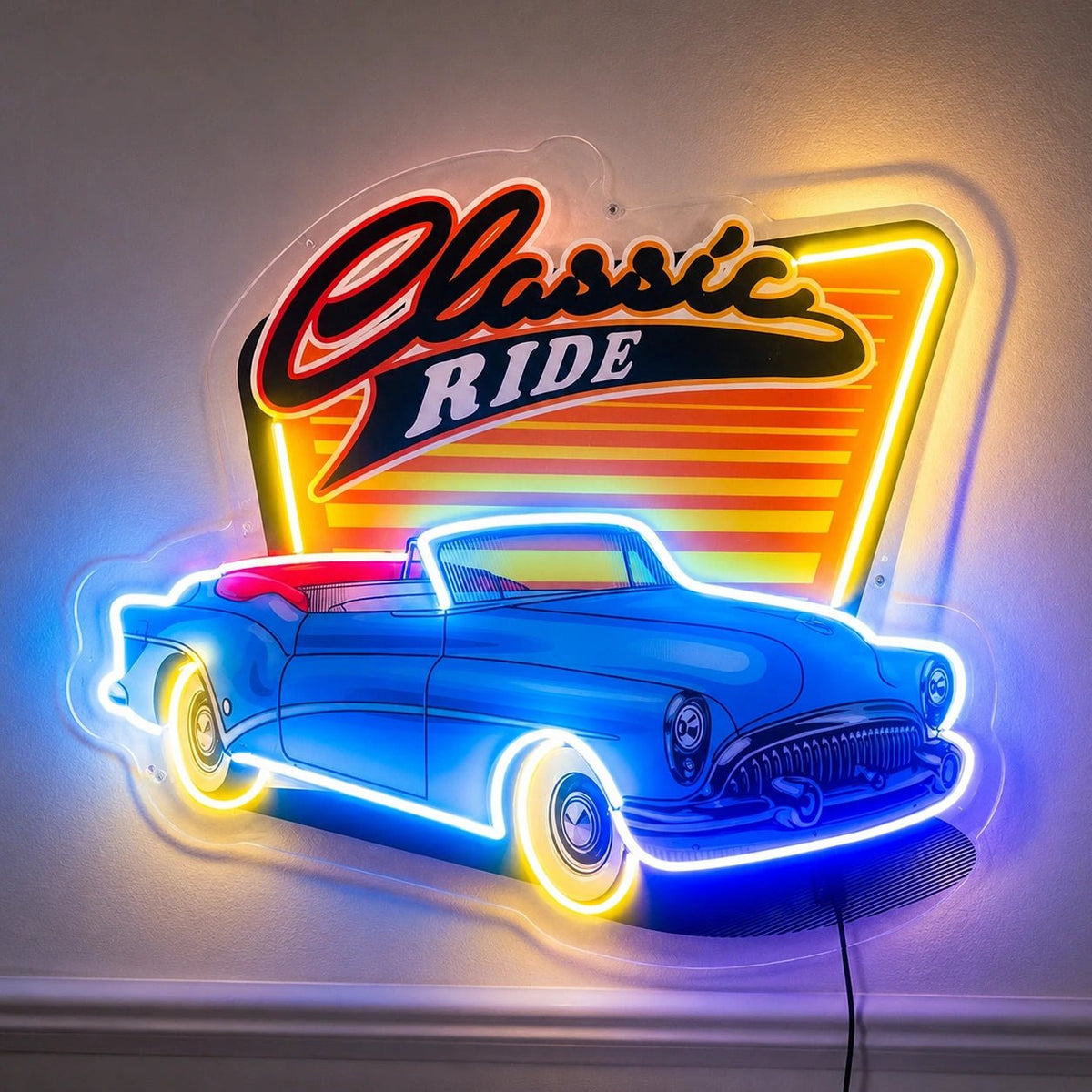 Classic Ride Car LED Neon Sign - Shineneon