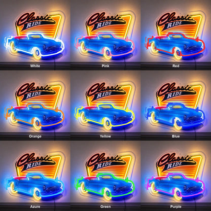 Classic Ride Car LED Neon Sign - Shineneon