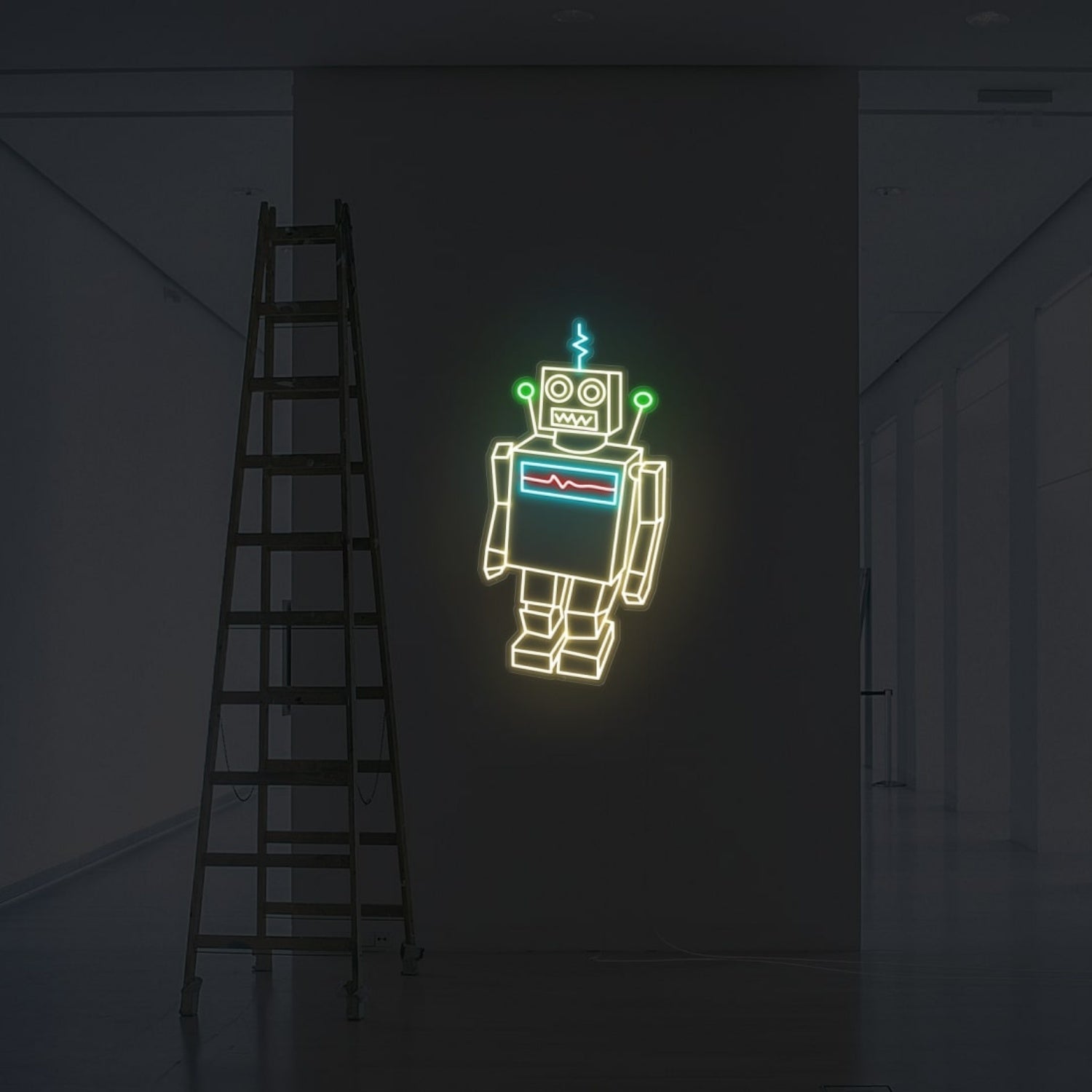 Classic Robot Led Neon Sign Wall Art | Shineneon
